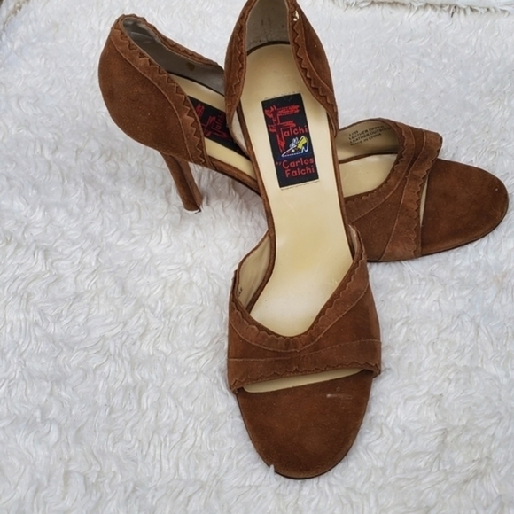 Carlos Falchi designer heels 10 NWOB‎ - Picture 7 of 9
